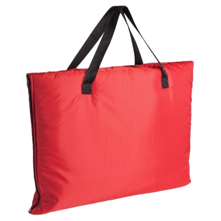 Пляжная сумка-трансформер Camper Bag, красная купить с нанесением логотипа оптом на заказ в интернет-магазине Санкт-Петербург