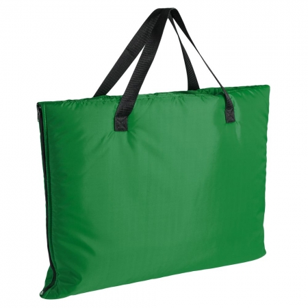 Пляжная сумка-трансформер Camper Bag, зеленая купить с нанесением логотипа оптом на заказ в интернет-магазине Санкт-Петербург