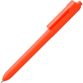 Ручка шариковая Hint, оранжевая купить с нанесением логотипа оптом на заказ в интернет-магазине Санкт-Петербург