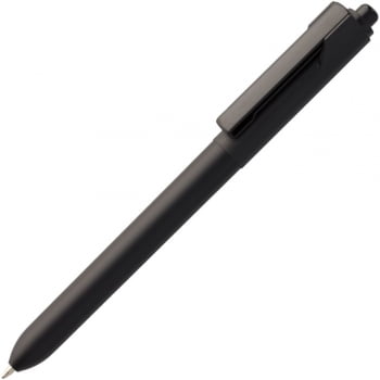 Ручка шариковая Hint, черная купить с нанесением логотипа оптом на заказ в интернет-магазине Санкт-Петербург