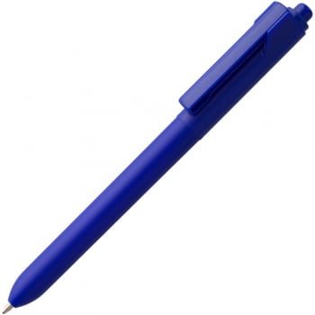Ручка шариковая Hint, синяя купить с нанесением логотипа оптом на заказ в интернет-магазине Санкт-Петербург