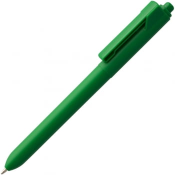 Ручка шариковая Hint, зеленая купить с нанесением логотипа оптом на заказ в интернет-магазине Санкт-Петербург