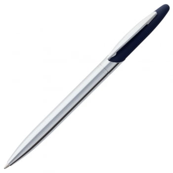 Ручка шариковая Dagger Soft Touch, синяя купить с нанесением логотипа оптом на заказ в интернет-магазине Санкт-Петербург