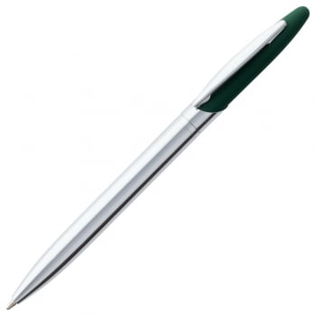 Ручка шариковая Dagger Soft Touch, зеленая купить с нанесением логотипа оптом на заказ в интернет-магазине Санкт-Петербург