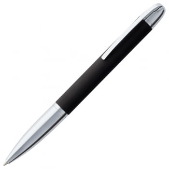 Ручка шариковая Arc Soft Touch, черная купить с нанесением логотипа оптом на заказ в интернет-магазине Санкт-Петербург