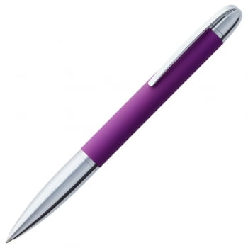 Ручка шариковая Arc Soft Touch, фиолетовая купить с нанесением логотипа оптом на заказ в интернет-магазине Санкт-Петербург