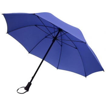 Зонт-трость Hogg Trek, синий купить с нанесением логотипа оптом на заказ в интернет-магазине Санкт-Петербург