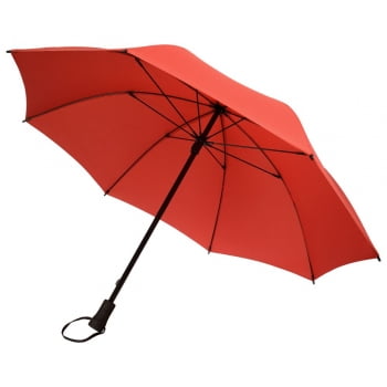 Зонт-трость Hogg Trek, красный купить с нанесением логотипа оптом на заказ в интернет-магазине Санкт-Петербург