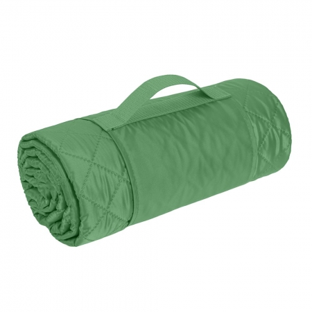 Плед для пикника Comfy, светло-зеленый купить с нанесением логотипа оптом на заказ в интернет-магазине Санкт-Петербург