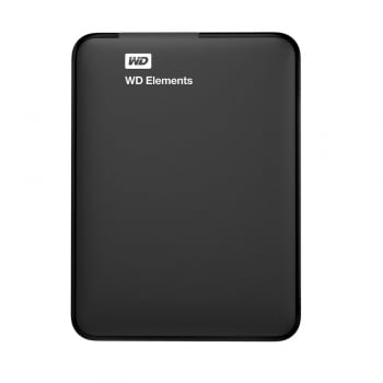 Внешний диск WD Elements, USB 3.0, 1000 Гб, черный купить с нанесением логотипа оптом на заказ в интернет-магазине Санкт-Петербург