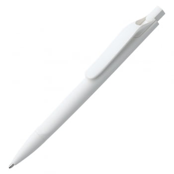 Ручка шариковая Prodir DS6 PPP-P, белая купить с нанесением логотипа оптом на заказ в интернет-магазине Санкт-Петербург