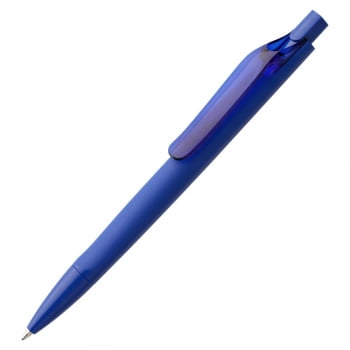 Ручка шариковая Prodir DS6 PPP-T, синяя купить с нанесением логотипа оптом на заказ в интернет-магазине Санкт-Петербург