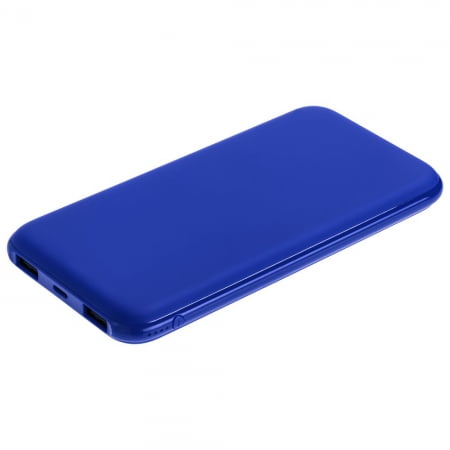 Внешний аккумулятор Uniscend All Day Compact 10 000 мАч, синий купить с нанесением логотипа оптом на заказ в интернет-магазине Санкт-Петербург