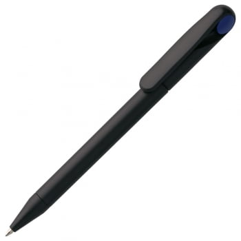 Ручка шариковая Prodir DS1 TMM Dot, черная с синим купить с нанесением логотипа оптом на заказ в интернет-магазине Санкт-Петербург