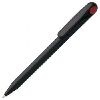 Ручка шариковая Prodir DS1 TMM Dot, черная с красным купить с нанесением логотипа оптом на заказ в интернет-магазине Санкт-Петербург