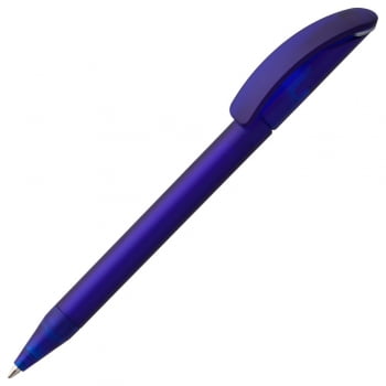 Ручка шариковая Prodir DS3 TFF Ring, синяя с серым купить с нанесением логотипа оптом на заказ в интернет-магазине Санкт-Петербург