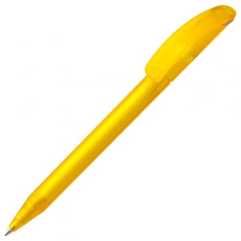 Ручка шариковая Prodir DS3 TFF Ring, желтая с серым купить с нанесением логотипа оптом на заказ в интернет-магазине Санкт-Петербург