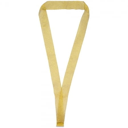 Лента для медали с пряжкой Ribbon, золотистая купить с нанесением логотипа оптом на заказ в интернет-магазине Санкт-Петербург
