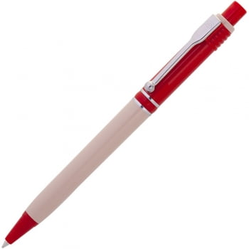 Ручка шариковая Raja Shade, красная купить с нанесением логотипа оптом на заказ в интернет-магазине Санкт-Петербург
