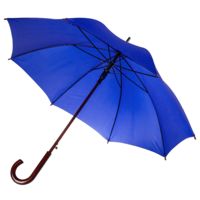 Зонт-трость Standard, ярко-синий купить с нанесением логотипа оптом на заказ в интернет-магазине Санкт-Петербург