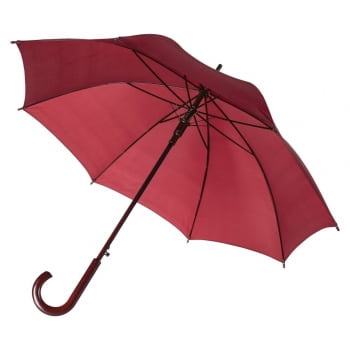 Зонт-трость Unit Standard, бордовый купить с нанесением логотипа оптом на заказ в интернет-магазине Санкт-Петербург