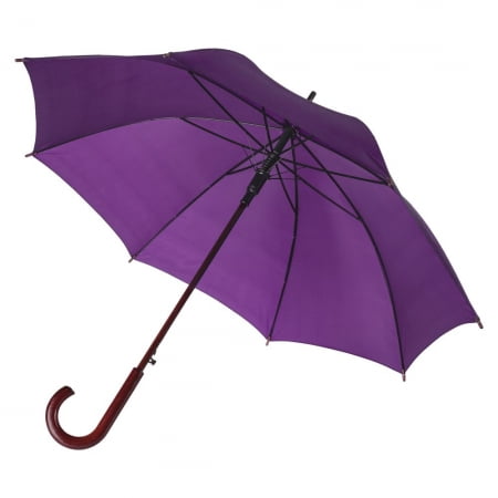 Зонт-трость Unit Standard, фиолетовый купить с нанесением логотипа оптом на заказ в интернет-магазине Санкт-Петербург