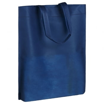 Сумка для покупок Span 70, синяя купить с нанесением логотипа оптом на заказ в интернет-магазине Санкт-Петербург