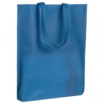 Сумка для покупок Span 70, светло-синяя купить с нанесением логотипа оптом на заказ в интернет-магазине Санкт-Петербург