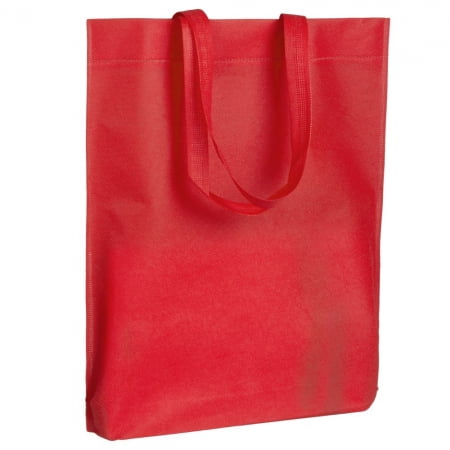 Сумка для покупок Span 70, ярко-красная купить с нанесением логотипа оптом на заказ в интернет-магазине Санкт-Петербург