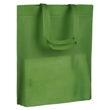 Сумка для покупок Span 70, зеленая купить с нанесением логотипа оптом на заказ в интернет-магазине Санкт-Петербург