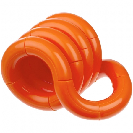 Антистресс «Змейка», оранжевый купить с нанесением логотипа оптом на заказ в интернет-магазине Санкт-Петербург