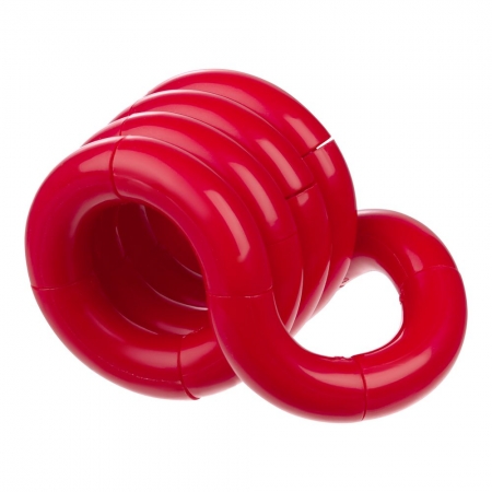 Антистресс «Змейка», красный купить с нанесением логотипа оптом на заказ в интернет-магазине Санкт-Петербург