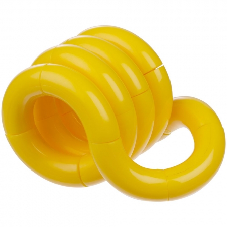 Антистресс «Змейка», желтый купить с нанесением логотипа оптом на заказ в интернет-магазине Санкт-Петербург