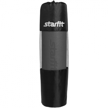 Сумка для ковриков Starfit, черная купить с нанесением логотипа оптом на заказ в интернет-магазине Санкт-Петербург