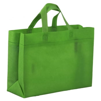 Сумка для покупок Span 3D, зеленая купить с нанесением логотипа оптом на заказ в интернет-магазине Санкт-Петербург