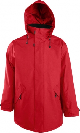 Куртка на стеганой подкладке River, красная купить с нанесением логотипа оптом на заказ в интернет-магазине Санкт-Петербург