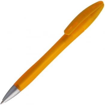 Ручка шариковая Moon, оранжевая купить с нанесением логотипа оптом на заказ в интернет-магазине Санкт-Петербург