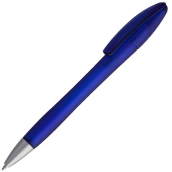 Ручка шариковая Moon, синяя купить с нанесением логотипа оптом на заказ в интернет-магазине Санкт-Петербург