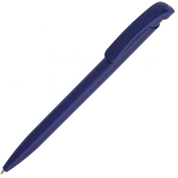 Ручка шариковая Clear Solid, синяя купить с нанесением логотипа оптом на заказ в интернет-магазине Санкт-Петербург