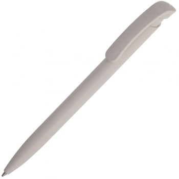 Ручка шариковая Clear Solid, белая купить с нанесением логотипа оптом на заказ в интернет-магазине Санкт-Петербург