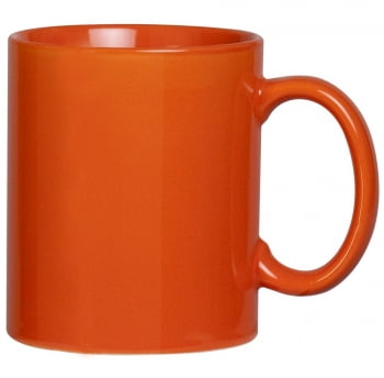 Кружка Promo, оранжевая купить с нанесением логотипа оптом на заказ в интернет-магазине Санкт-Петербург