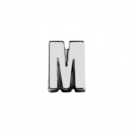 Элемент брелка-конструктора «Буква М» купить с нанесением логотипа оптом на заказ в интернет-магазине Санкт-Петербург