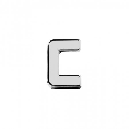 Элемент брелка-конструктора «Буква С» купить с нанесением логотипа оптом на заказ в интернет-магазине Санкт-Петербург