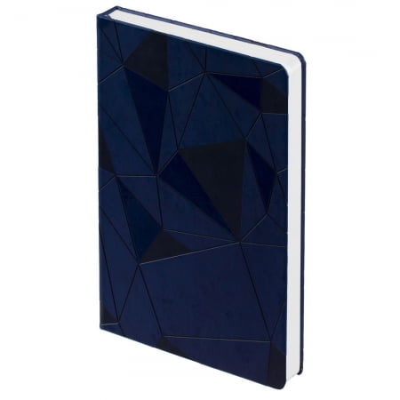 Ежедневник Gems, недатированный, темно-синий купить с нанесением логотипа оптом на заказ в интернет-магазине Санкт-Петербург