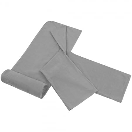 Плед с рукавами Lazybones, серый купить с нанесением логотипа оптом на заказ в интернет-магазине Санкт-Петербург