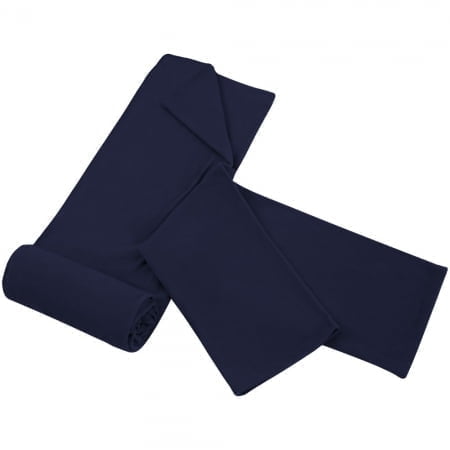 Плед с рукавами Lazybones, темно-синий купить с нанесением логотипа оптом на заказ в интернет-магазине Санкт-Петербург