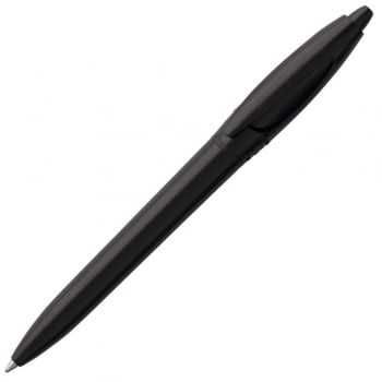 Ручка шариковая S! (Си), черная купить с нанесением логотипа оптом на заказ в интернет-магазине Санкт-Петербург