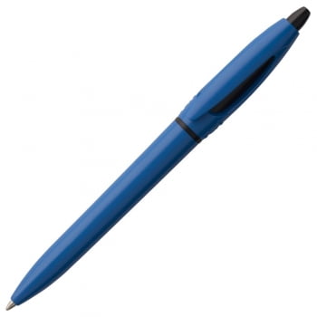 Ручка шариковая S! (Си), ярко-синяя купить с нанесением логотипа оптом на заказ в интернет-магазине Санкт-Петербург
