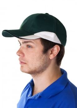 Бейсболка Unit Discovery, зеленая с белым купить с нанесением логотипа оптом на заказ в интернет-магазине Санкт-Петербург