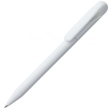 Ручка шариковая Prodir DS1 TPP, белая купить с нанесением логотипа оптом на заказ в интернет-магазине Санкт-Петербург